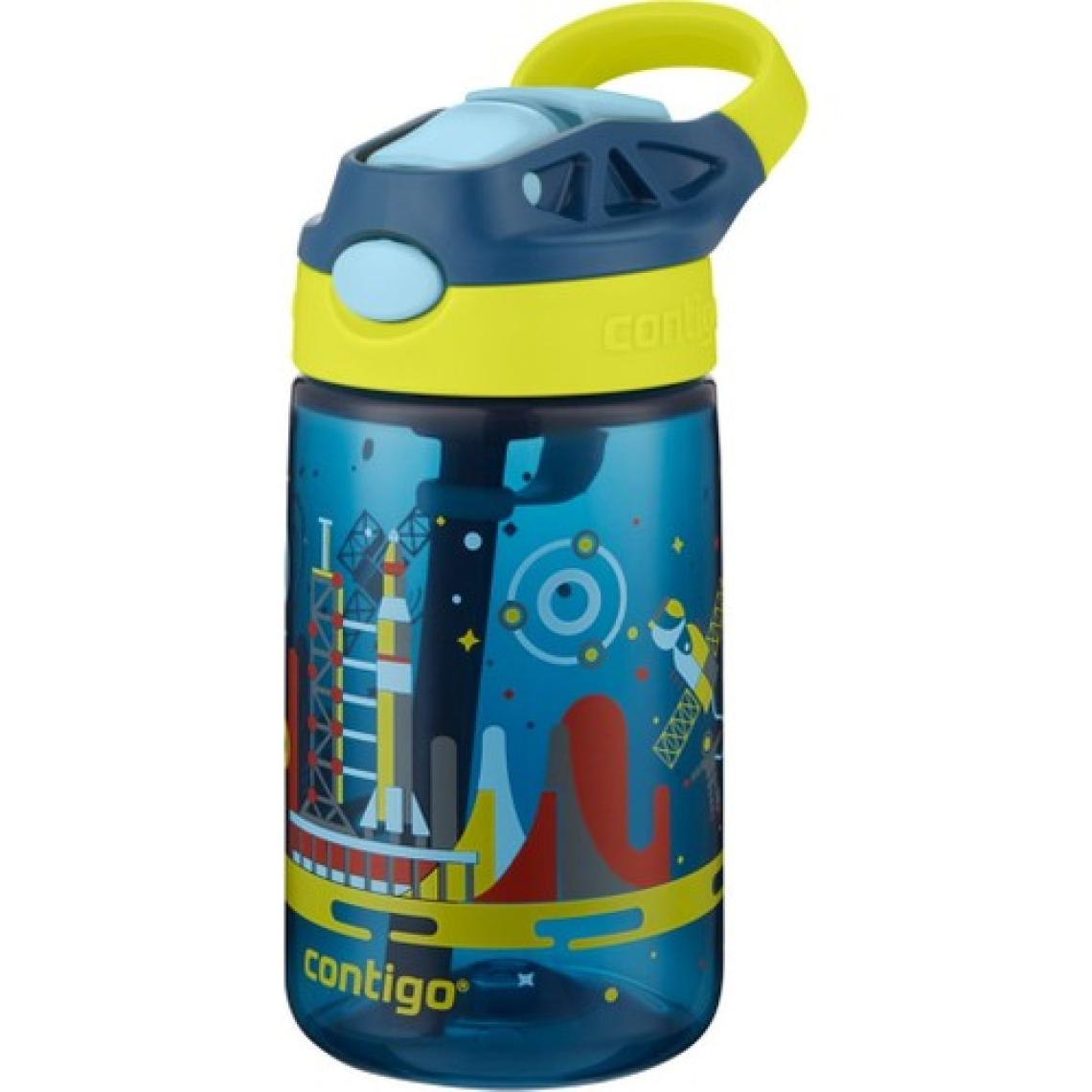 Contigo Gizmo Flip Uzay Tek El Bas İç Emzikli Çocuk Su Matarası 420 ml