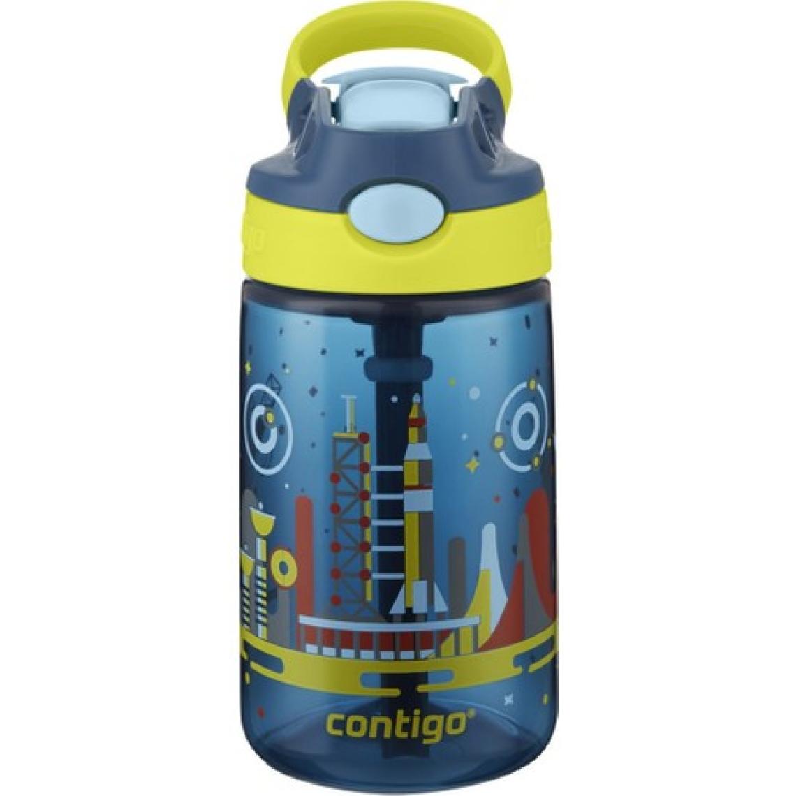 Contigo Gizmo Flip Uzay Tek El Bas İç Emzikli Çocuk Su Matarası 420 ml
