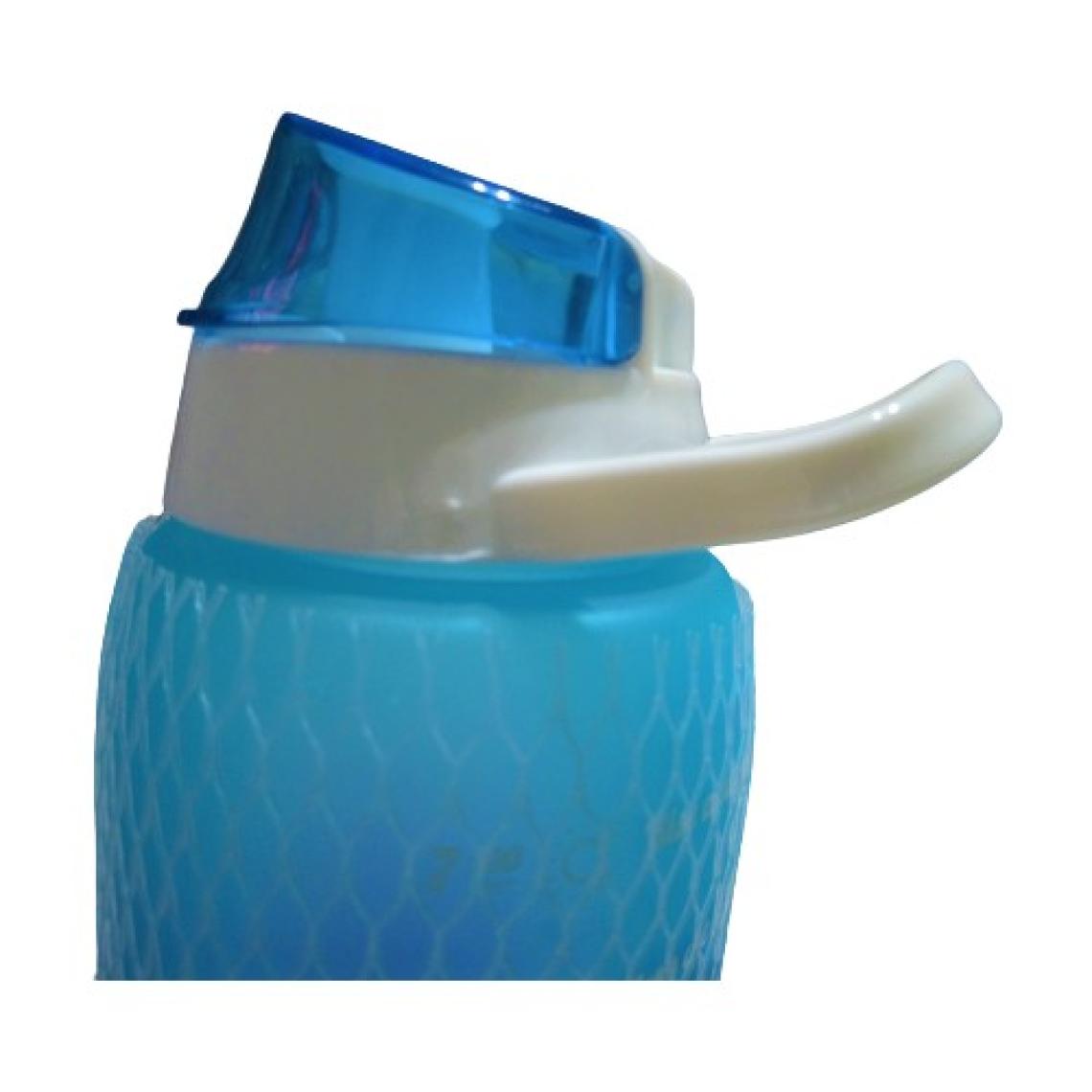 Herevin 161546-160 Su Şişesi - Motivasyon Su Matarası - Plastik Renkli Suluk Mavi 1lt