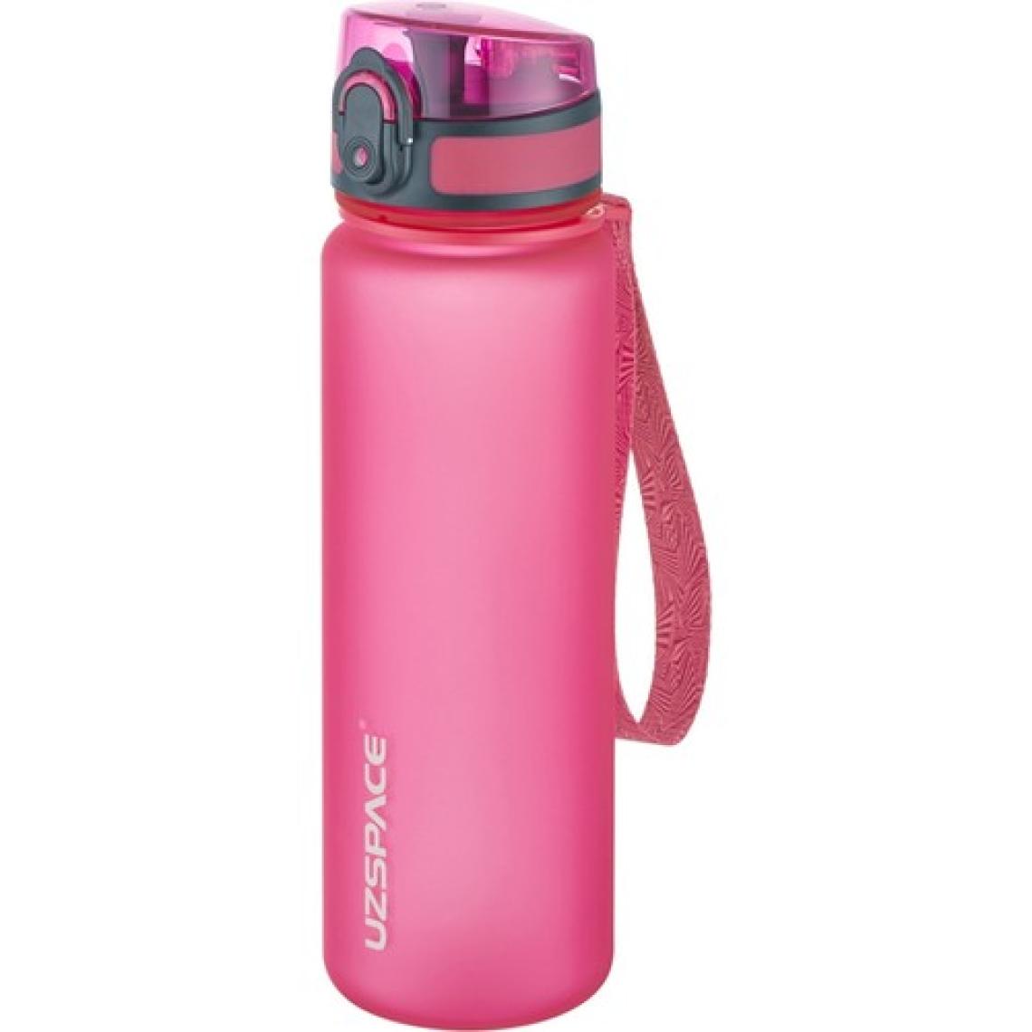 Uzspace 3026-4 Çift Renk Pembe-Turkuaz Motivasyon Matarası 500 ml