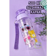 Calke Çocuk Matara Suluk 500 ml Pipetli Polikarbon Bpa Free