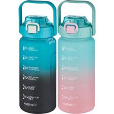 Vagonlife 2'li Ekonomik Motivasyon Matara Seti 1500 ml Büyük Boy 4 Farklı Renk Seçeneği Fiftyfifty