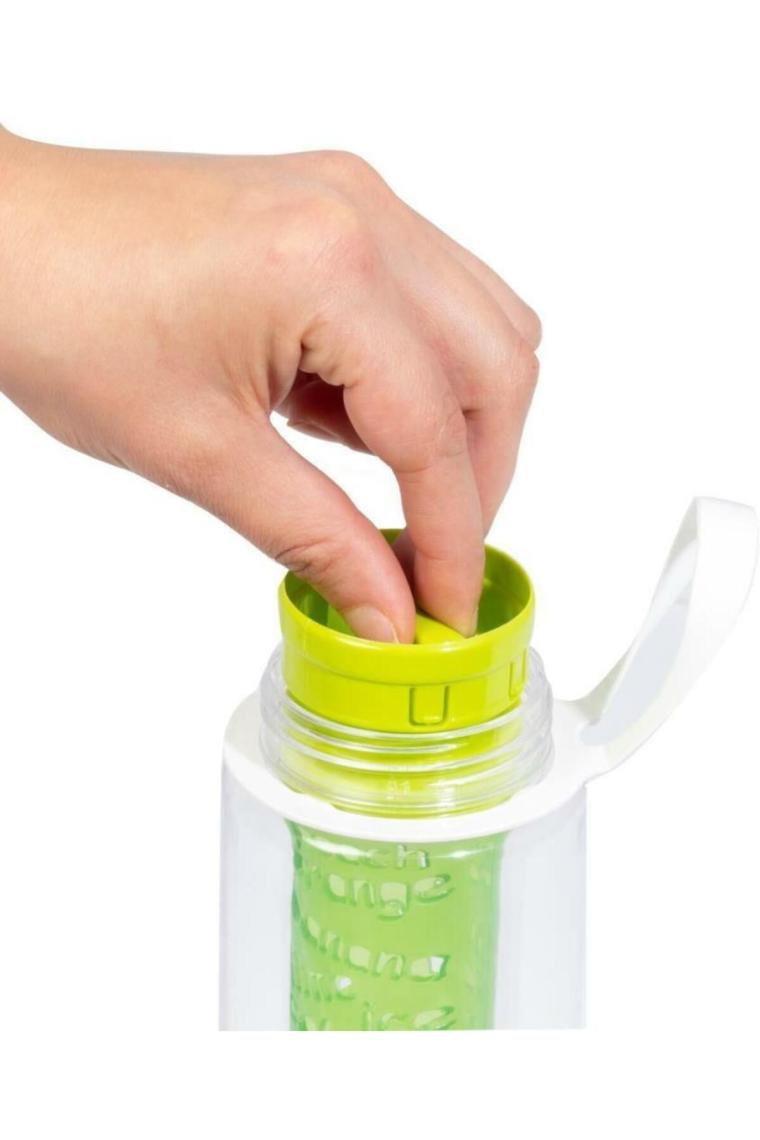 Herevin Tropic Çilek Baskılı İNfuserli Detox Matara - Como Kapak