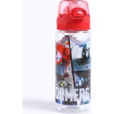 Transformers Kırmızı Çocuk Matarası Transformers Plastık Matara 500 ml