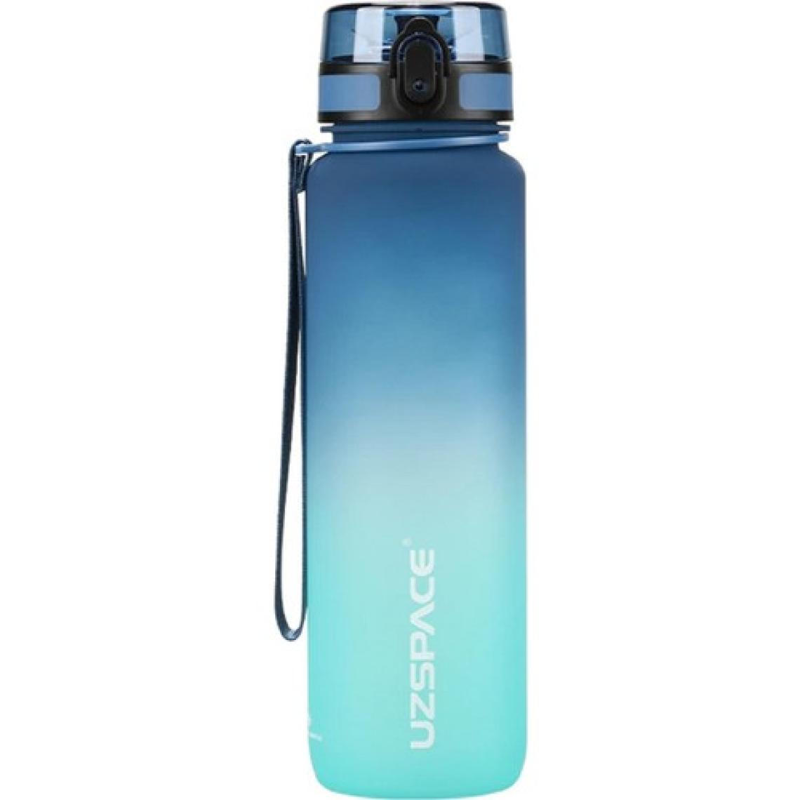 Uzspace Tritan Matara 1000 ml Mavi Yeşil Çift Renk