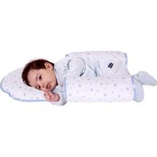 Sevi Bebe ART-33 Mavi Kafa Şekillendirici Yastık ve Yan Yatış Yastığı