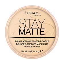 Rimmel London Pudra Stay Matte Pressed Powder 001 Transparent