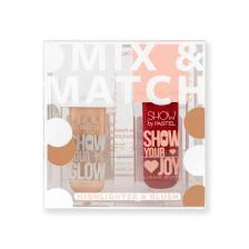 Pastel Show By Mix & Match Glow Liquid Highlighter 72 & Joy Liquid Blush 55