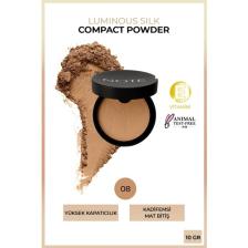 Note Luminous Silk Compact Powder 08 Sunny Pudra