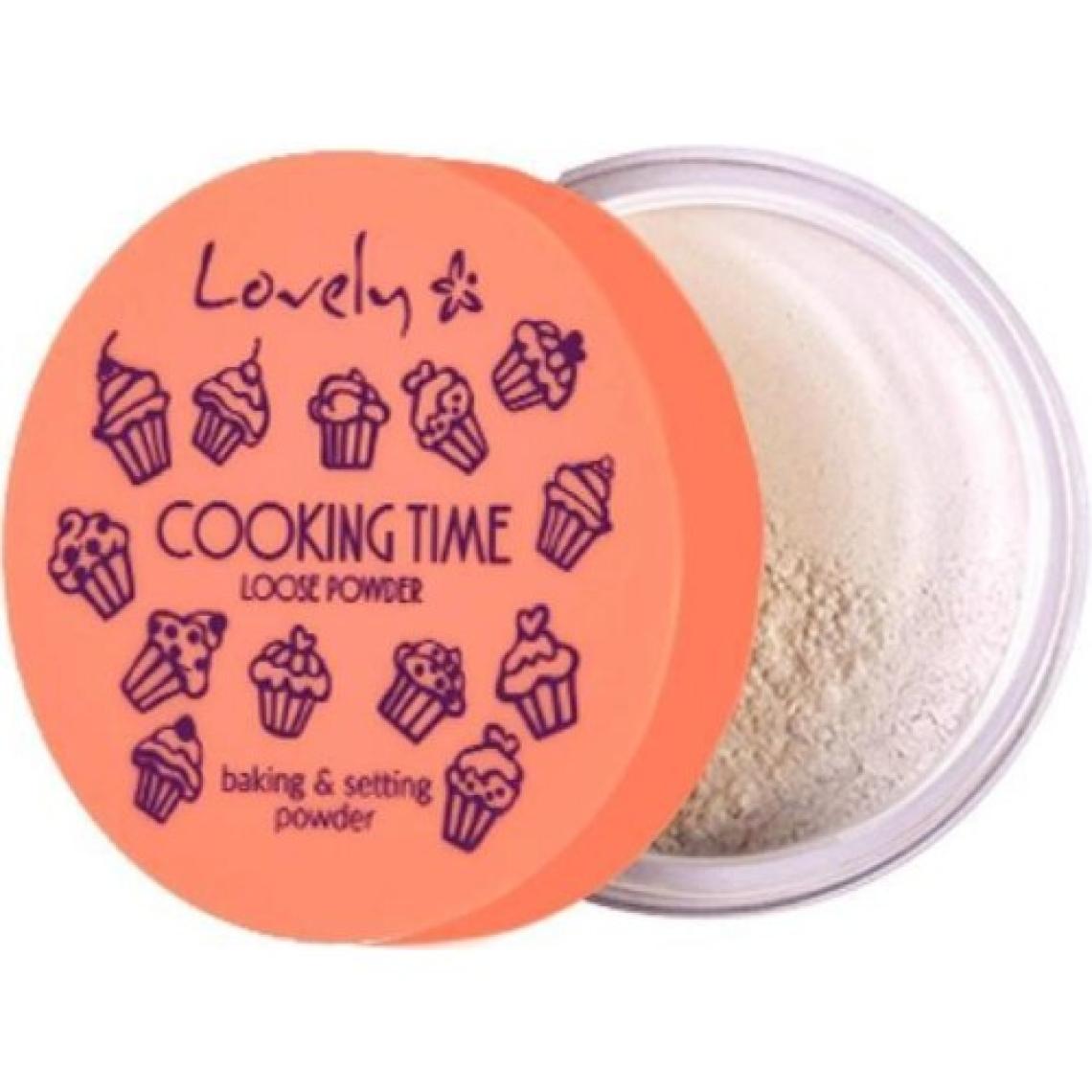 Lovely Loose Cooking Time Kolajen İçeren Şeffaf Pudra - Hafif Sarı Alt Ton, Sıcak Makyaj ve Pürüzsüz Bir Görünüm İçin