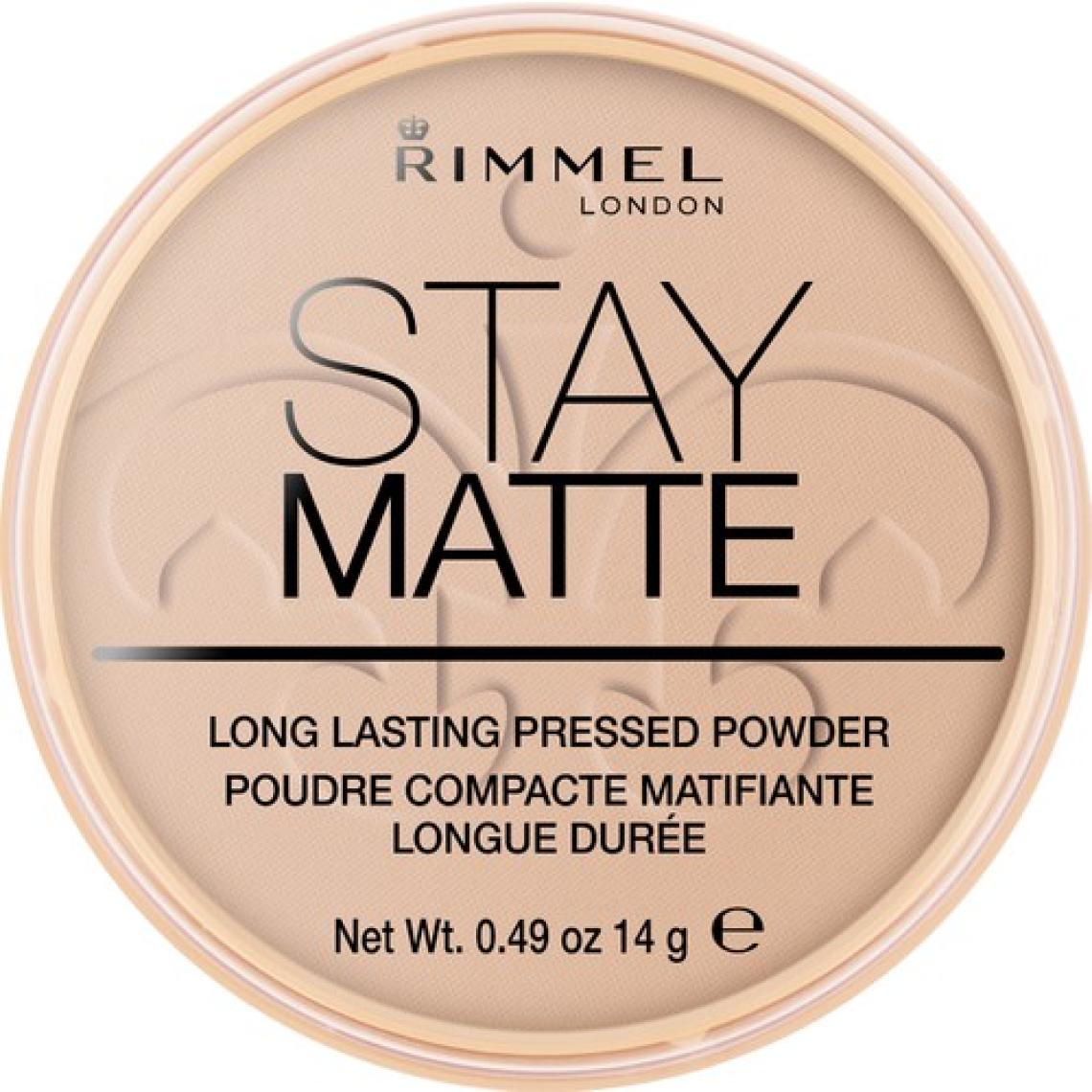 Rimmel London Pudra Stay Matte Pressed Powder 005 Silky Beige