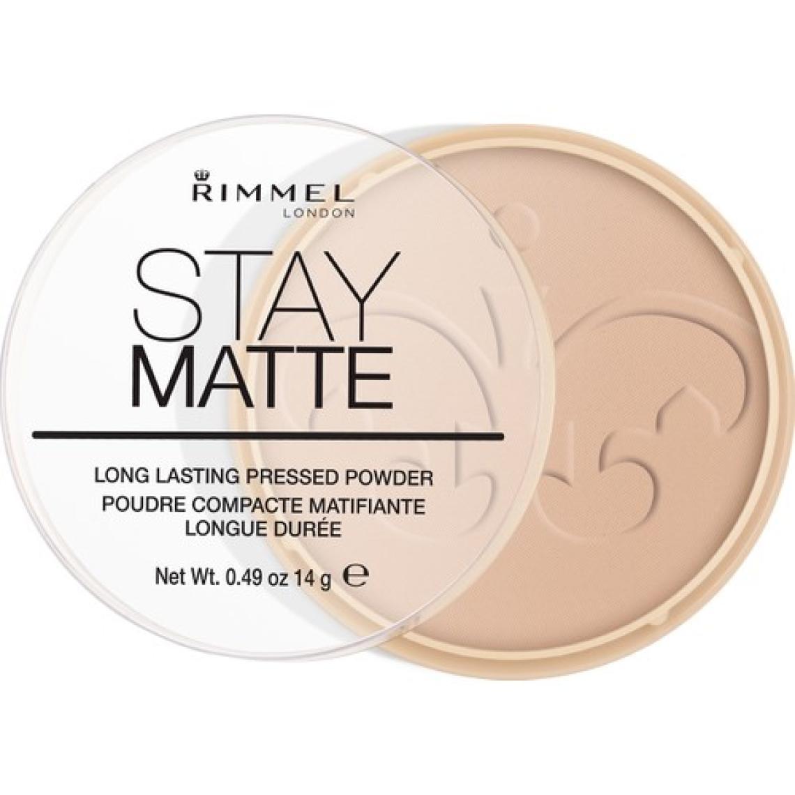 Rimmel London Pudra Stay Matte Pressed Powder 005 Silky Beige