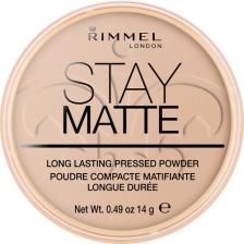 Rimmel London Pudra Stay Matte Pressed Powder 005 Silky Beige
