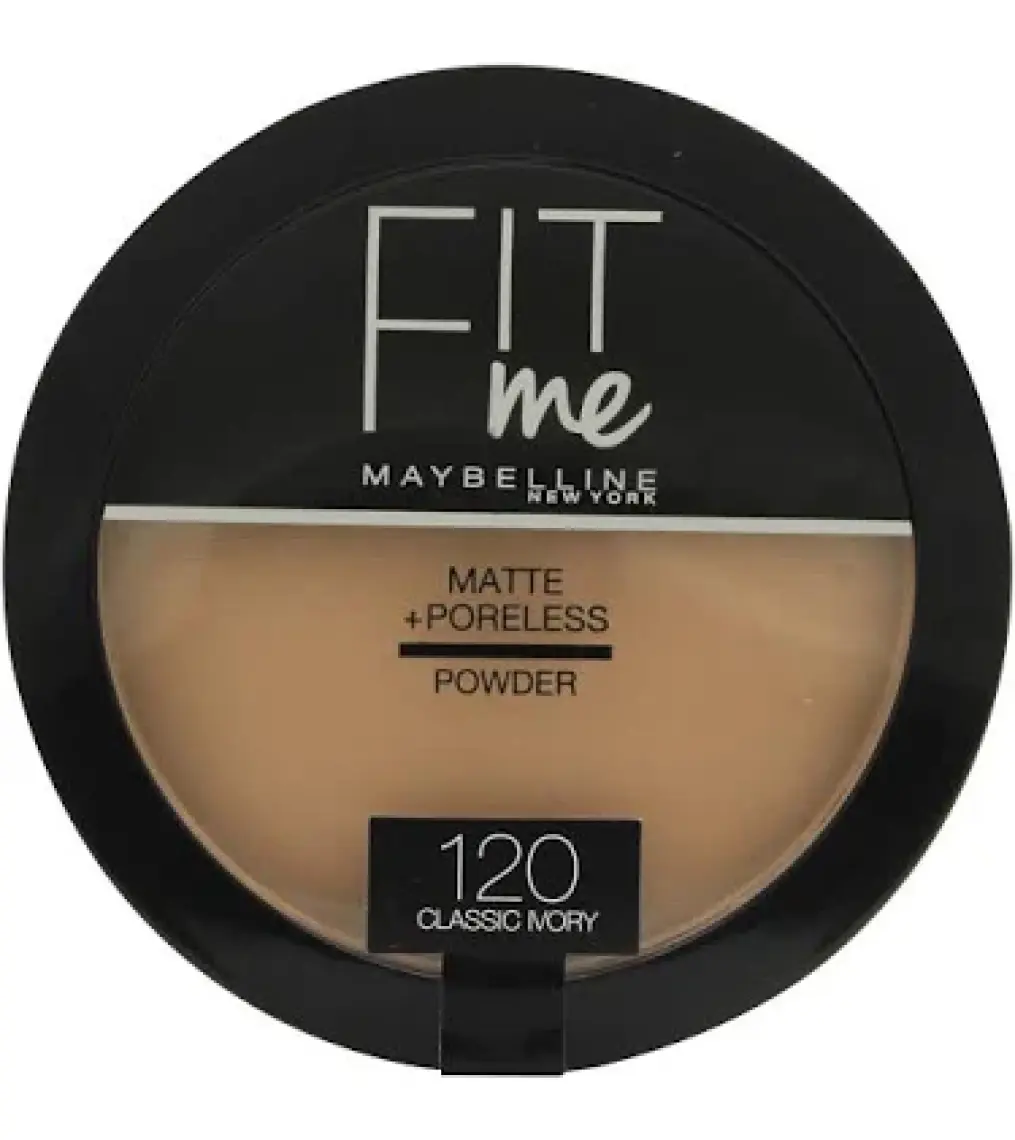 Maybelline New York Fit Me Matte+Poreless Pudra - 120 Classic Ivory