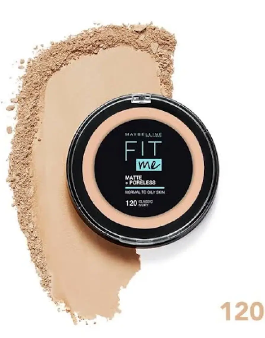 Maybelline New York Fit Me Matte+Poreless Pudra - 120 Classic Ivory