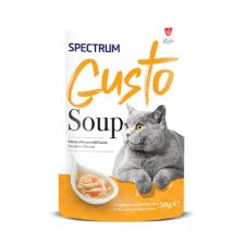 Spectrum Gusto Tavuklu ve Havuçlu 50 gr Kedi Çorbası