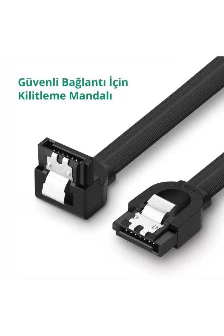 Ugreen 90 Derece Sata 3.0 Disk Kablosu 50 cm
