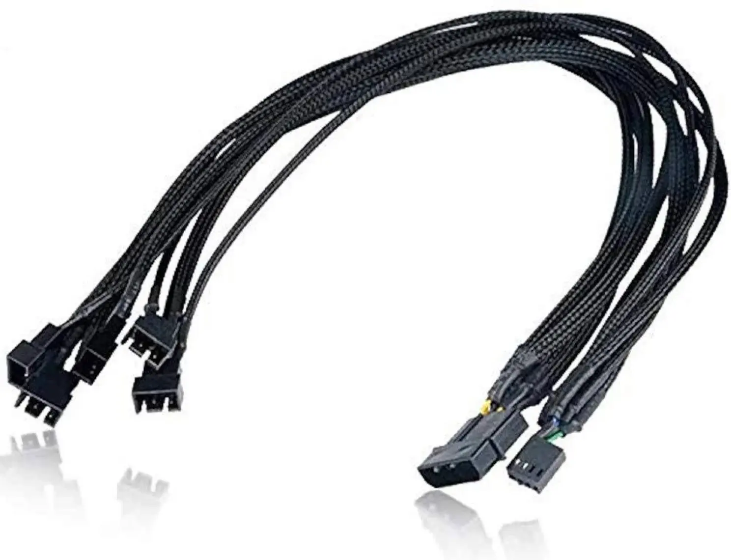 Alfais 4354 Flexa P5 5 Port Çıkışlı Pwm Fan Çoklayıcı Çoğaltıcı 4 2 Pin Splitter Kablosu