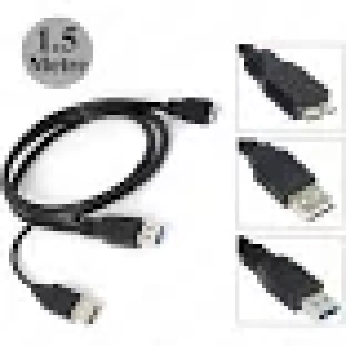 BK Teknoloji USB 3.0 Micro-B Harddisk Bağlantı Y Kablosu - 1.5 Metre