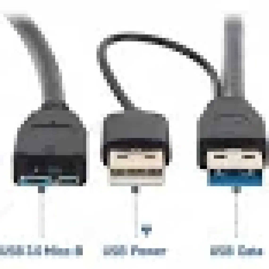 BK Teknoloji USB 3.0 Micro-B Harddisk Bağlantı Y Kablosu - 1.5 Metre