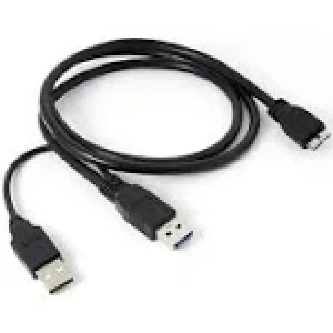 Alfais 4574 Micro USB 3.0 HDD Harddisk Bağlantı Veri Ara Y Kablosu (1.5 Metre)
