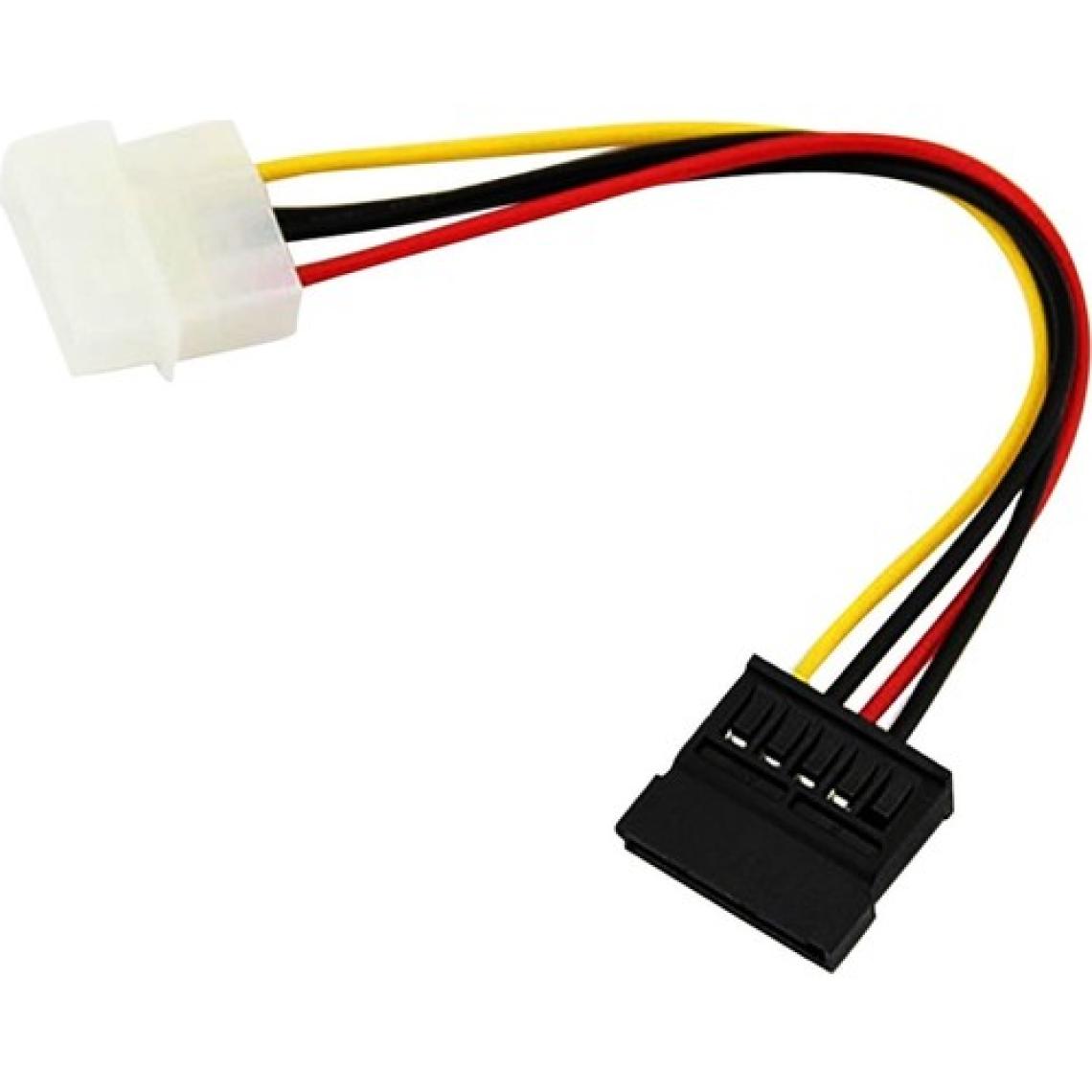 Alfais 4960 Sata Kasa içi Sata HDD 4 pib Power Güç Kablosu 15 cm