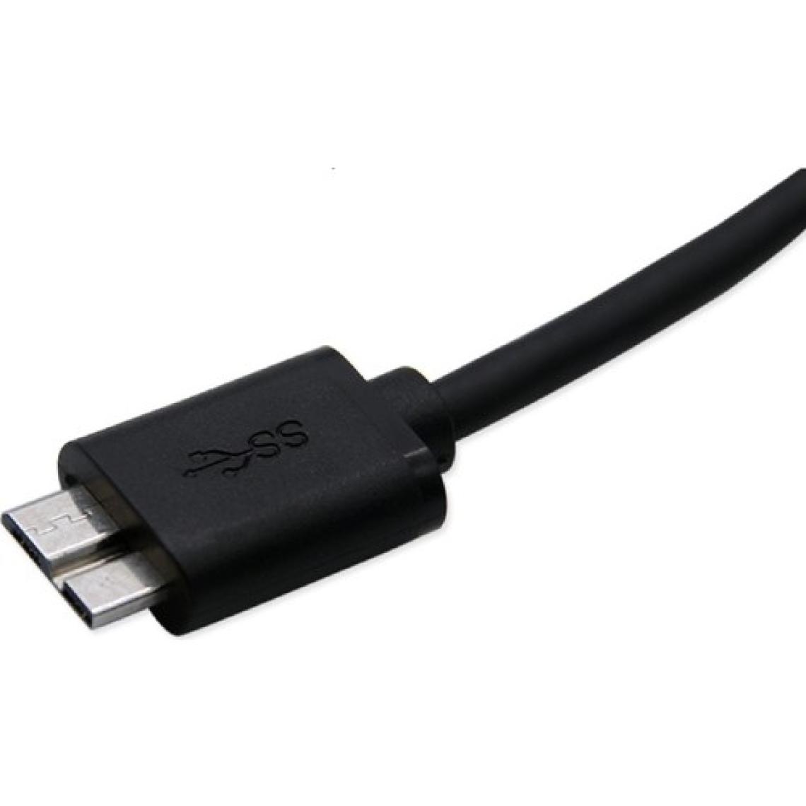 Alfais 5240 USB Type C To Micro USB 3.0 Taşınabilir HDD Hard Disk Kablosu 0.5m (50CM)