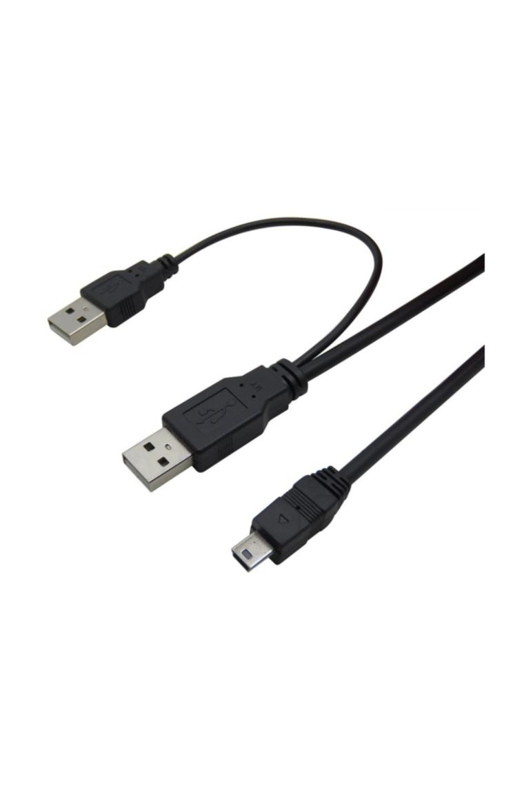 4529 Usb Y 3 Giriş Mini 5 Pin Hdd Hard Disk Kablosu