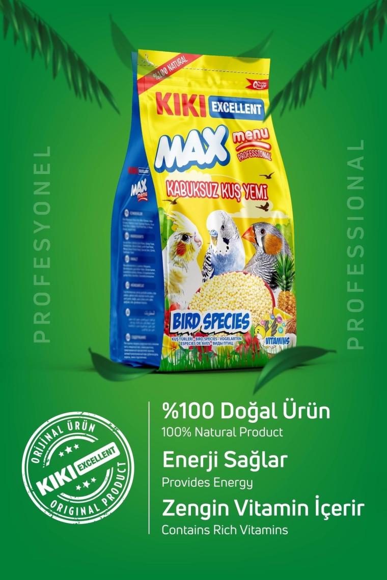 Kuş Max Menu Bird Species Kabuksuz Kuş Yemi 400 Gr. Kb305