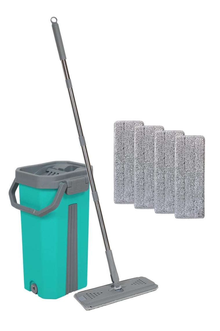 Tablet Mop 4 Adet Mikrofiber Mop Paspas Temizlik Seti