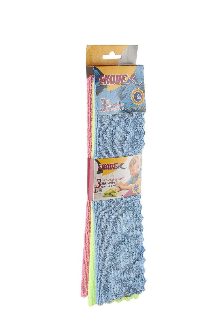 Ekodex Mikrofiber Temizlik Bezi 3'lü 2010313