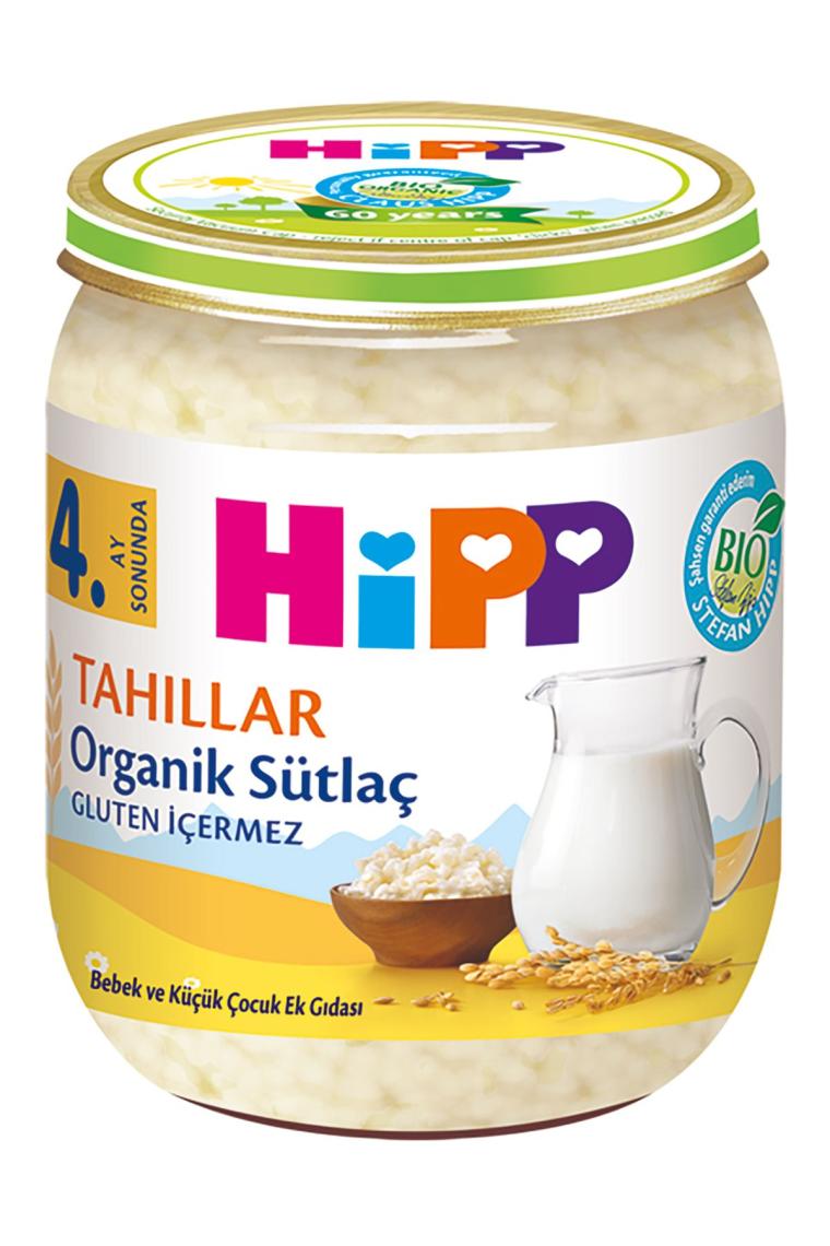 Organik Sütlaç Kavanoz Mama 125 gr 4 Ay
