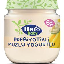 Hero Baby Prebiyotikli Muzlu Yoğurtlu Kavanoz Mama 120g