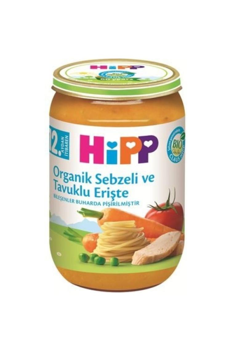 Organik Sebzeli Tavuklu Erişte 220gr