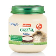Organik Kavanoz Maması Sütlaç 125 gr