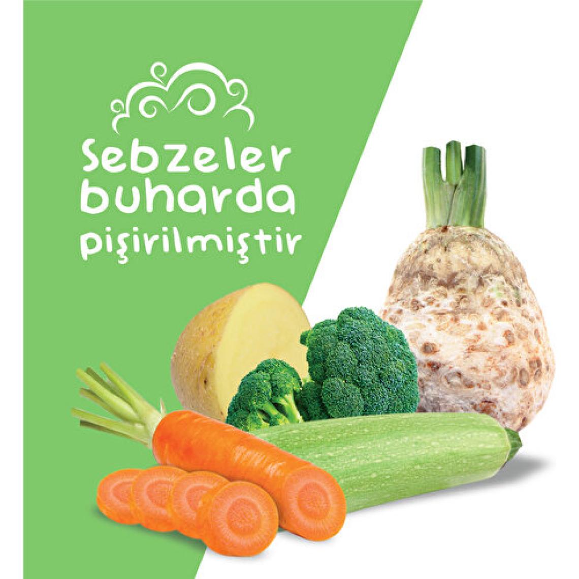 Hero Baby İlikli Kemik Sulu Karışık Sebzeli Kavanoz Mama 120g