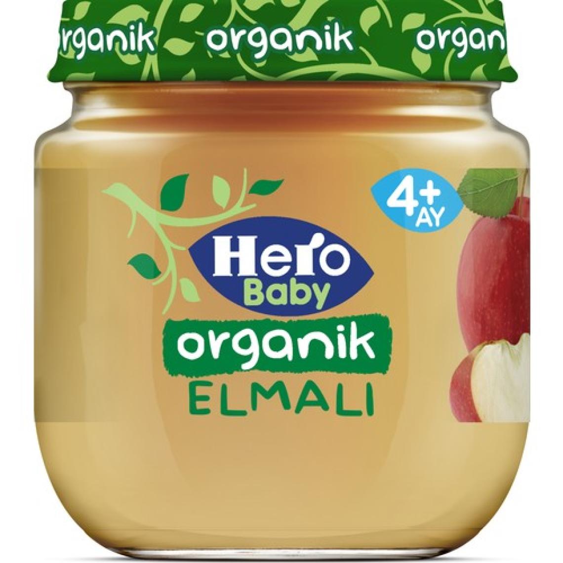 Hero Baby Organik Elma Püresi Kavanoz Mama 120g