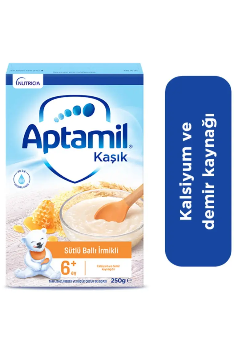 Aptamil Kaşık Sütlü Ballı Irmikli Kaşık Maması 250GR