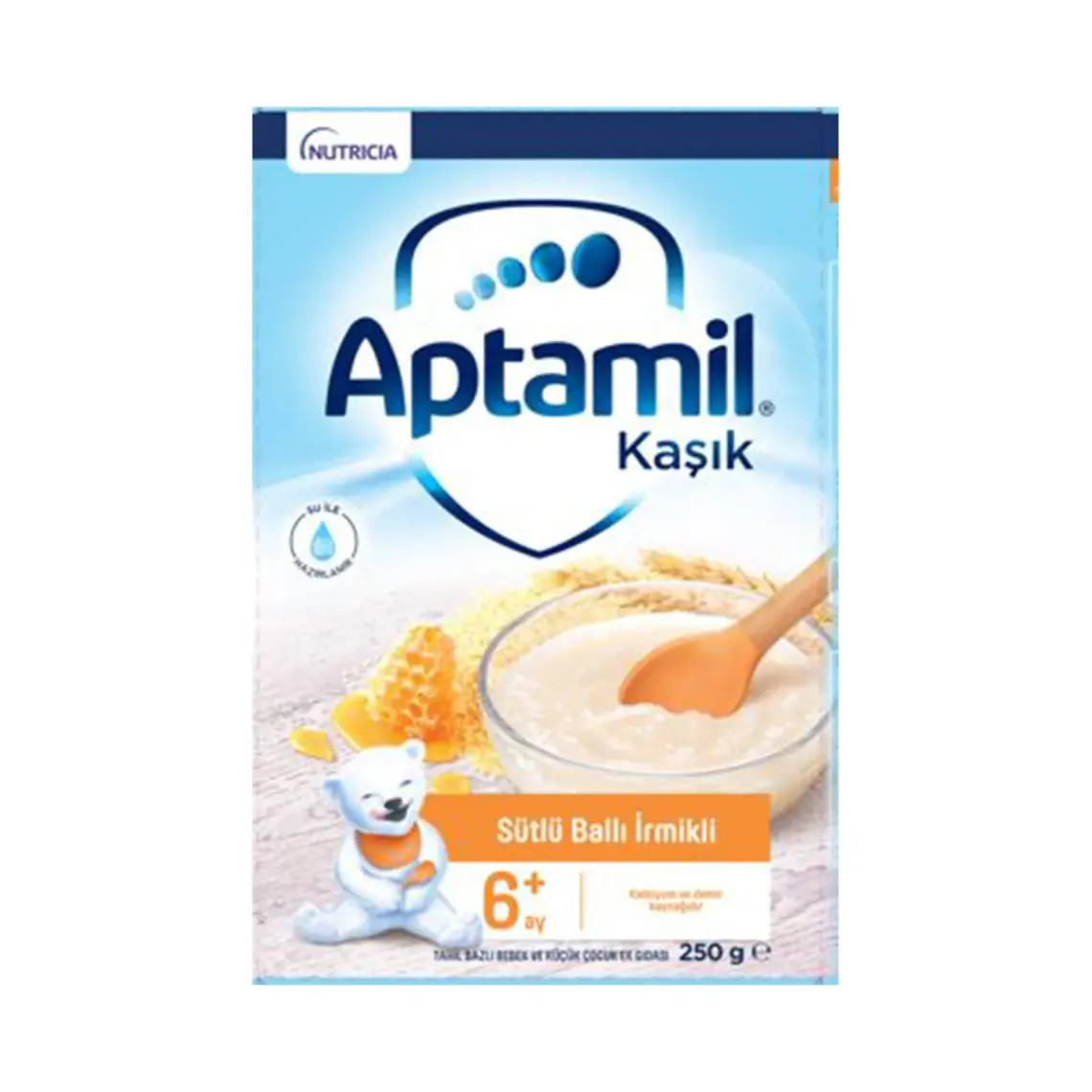 Aptamil Kaşık Sütlü Ballı Irmikli Kaşık Maması 250GR