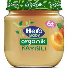 Hero Baby Organik Kayısı Püresi Kavanoz Mama 120g