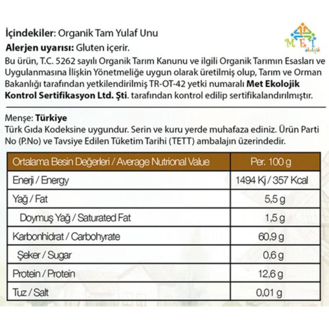 Mill & More Tam Yulaf Unu 500 G +6 Ay