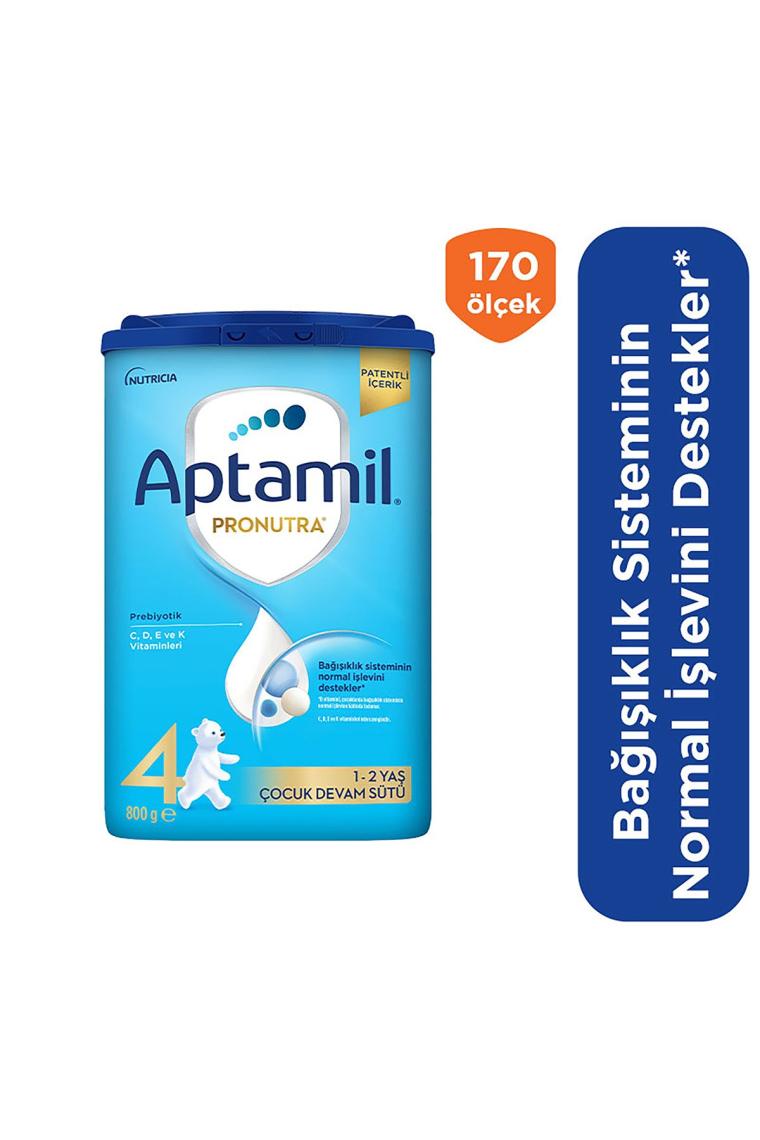 Aptamil 4 Pronutra Devam Sütü 800 G 1 Yaş+ Akıllı Kutu x 3 Adet