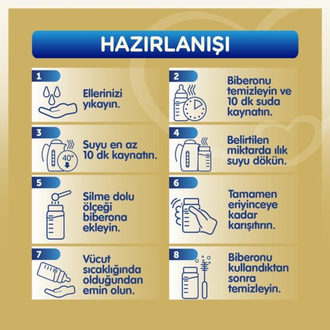 Bebelac Gold 3 Devam Sütü 6-9 Ay 800 Gr x 2 Adet 1600 Gr