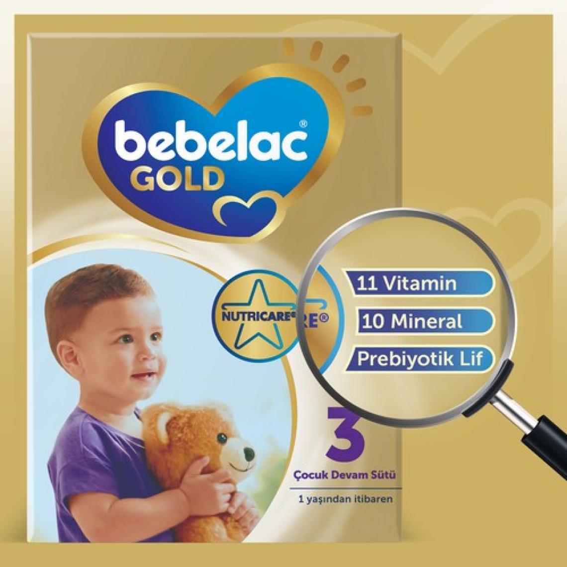 Bebelac Gold 3 Devam Sütü 6-9 Ay 800 Gr x 2 Adet 1600 Gr