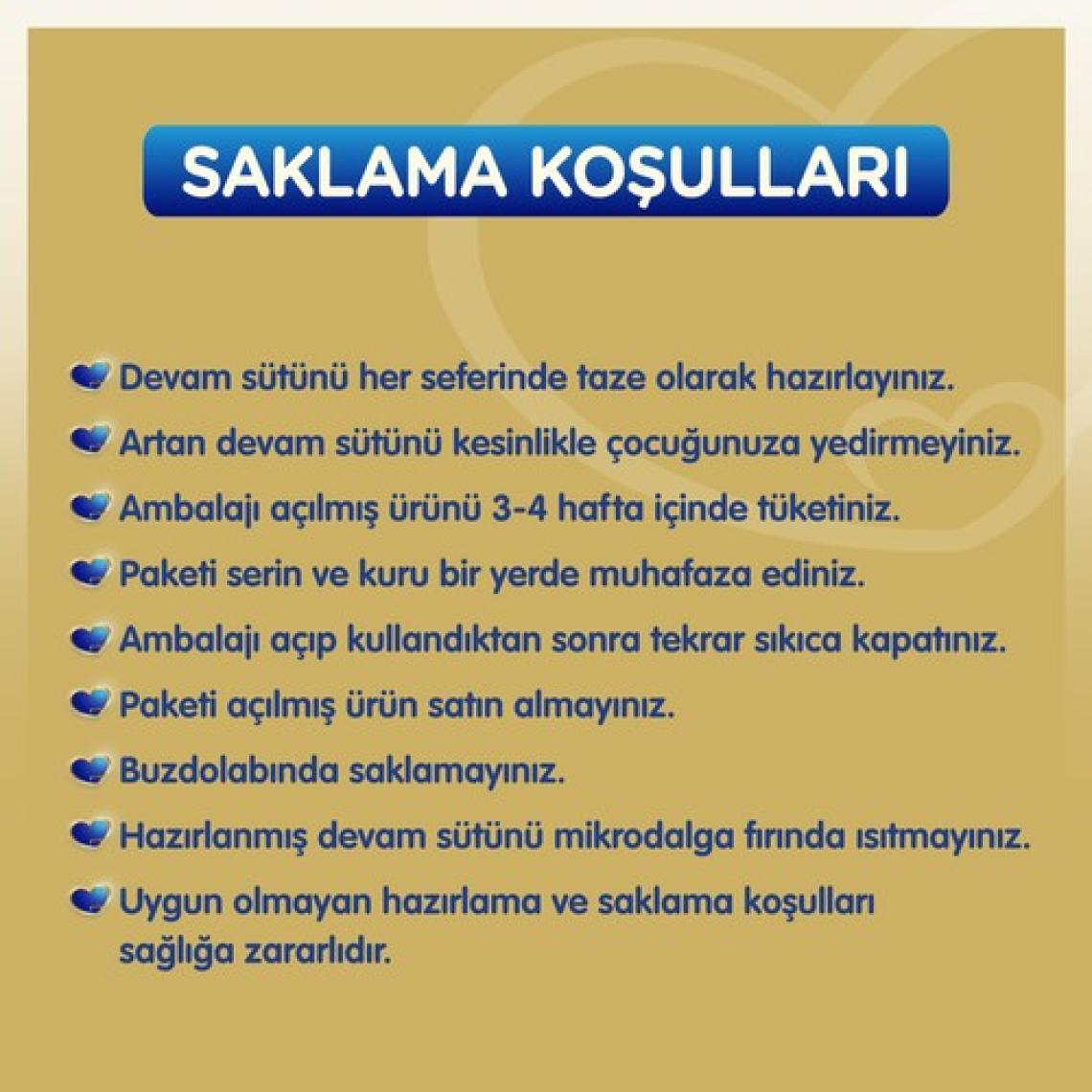 Bebelac Gold 3 Devam Sütü 6-9 Ay 800 Gr x 2 Adet 1600 Gr