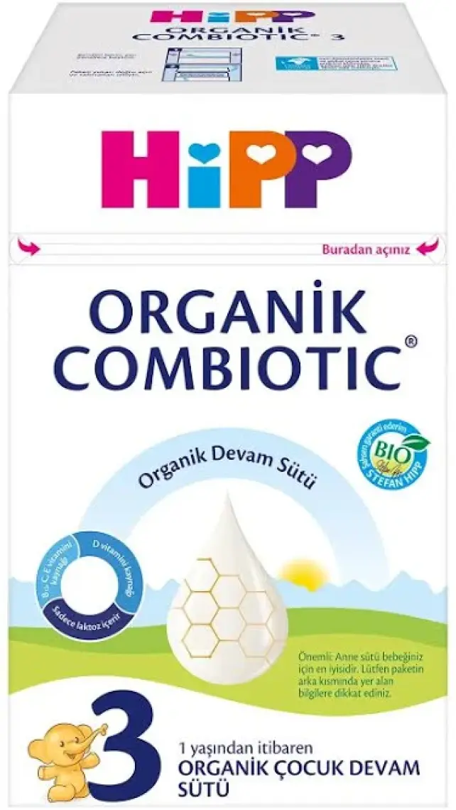 Hipp 3 Organik Combiotic Devam Sütü 800 gr