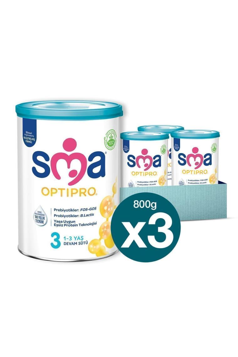 3 Optipro Probiyotik Devam Sütü 800 gr X 3 Adet