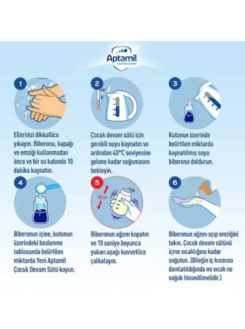Aptamil 1 Devam Sütü 1200 Gr