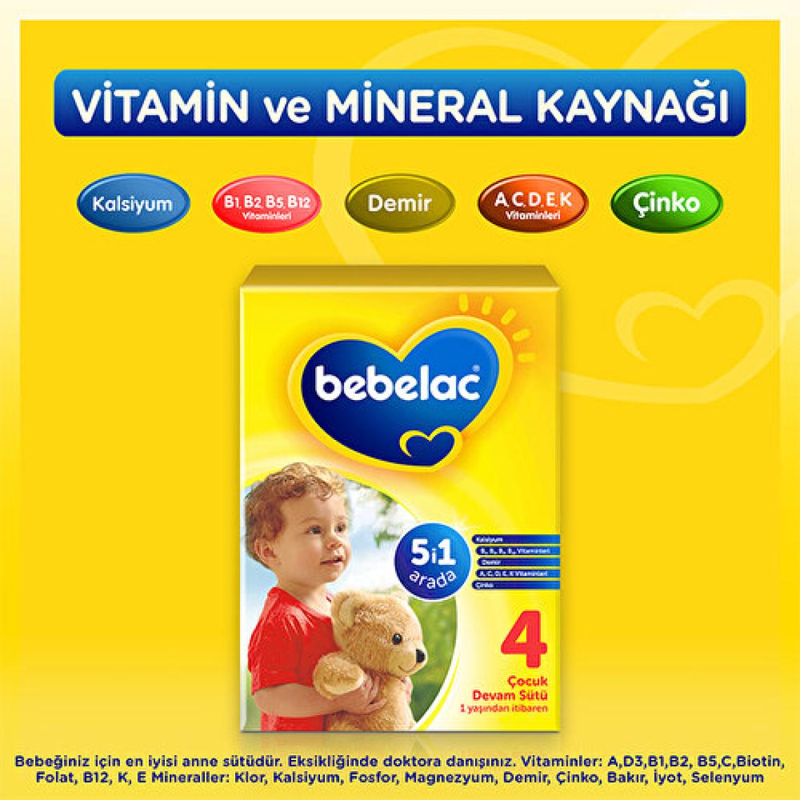 Bebelac 4 Çocuk Devam Sütü 400 gr