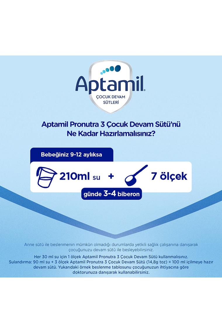 3 Devam Sütü 1200 G 9-12 Ay